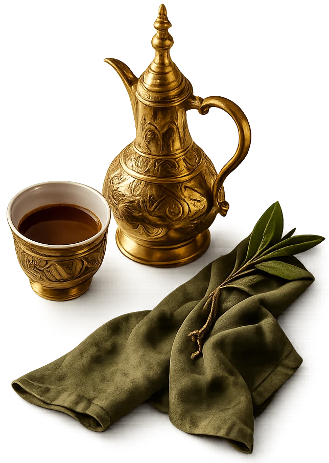 Service de cafe oriental