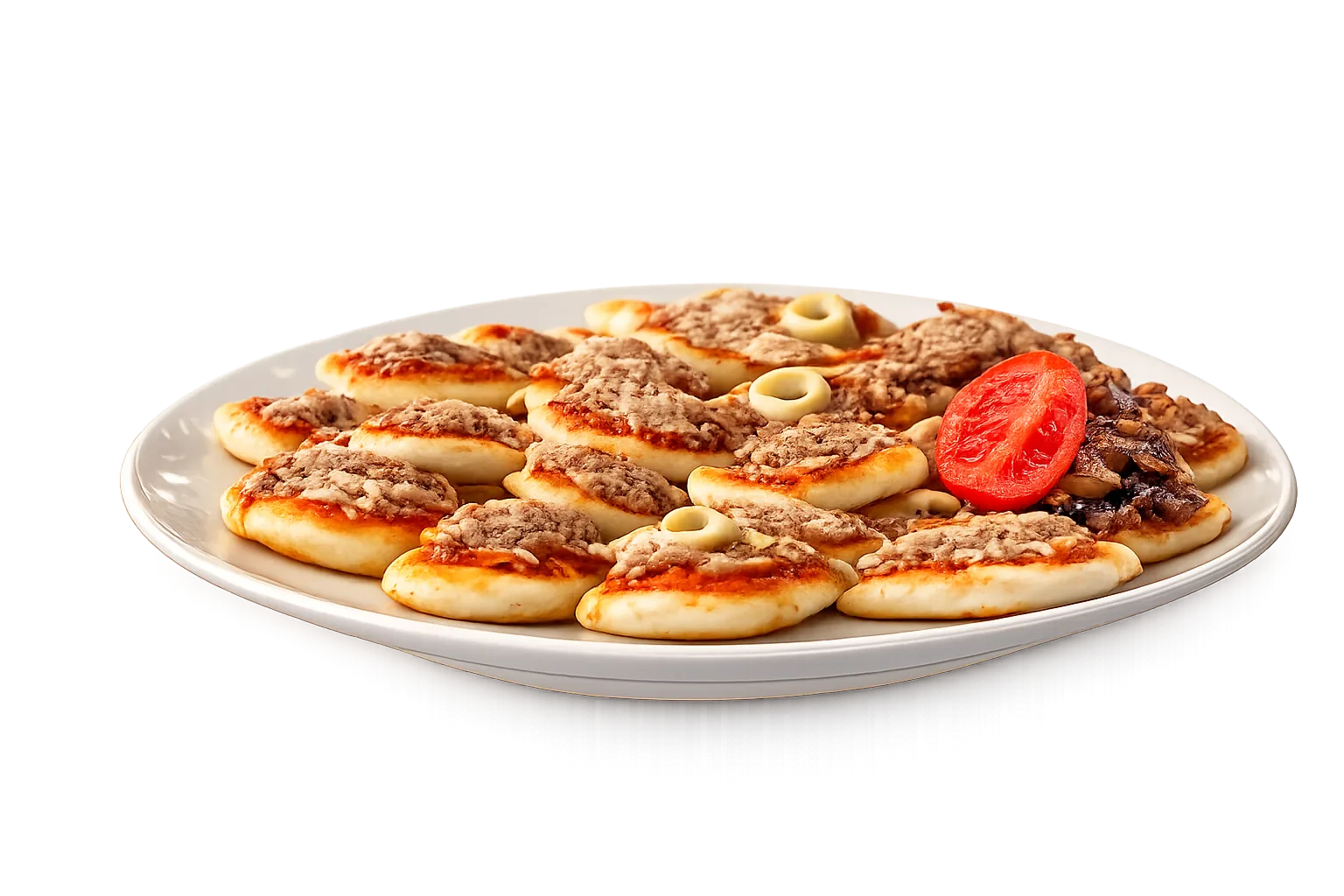 Plateau de bouchees salees